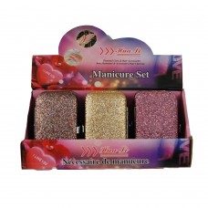Manicure set (Gliters - 12 pce set)